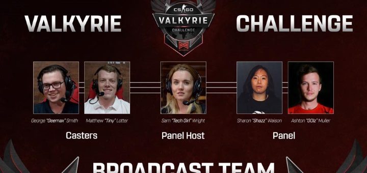 Valkyrie Challenge – Dames in eSports