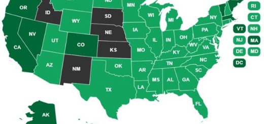 The US has 45 legal marijuana states