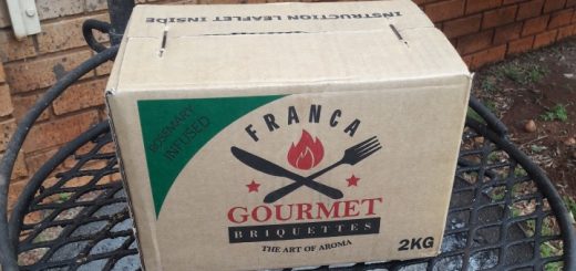 My braai: Franca Gourmet Briquettes