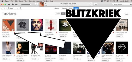 Willim Welsyn Blitzkriek sy pad na iTunes Rock no.1