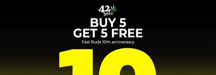 Fast Buds 5 + 5 Promo for free seeds!